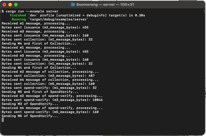 A screenshot of a terminal