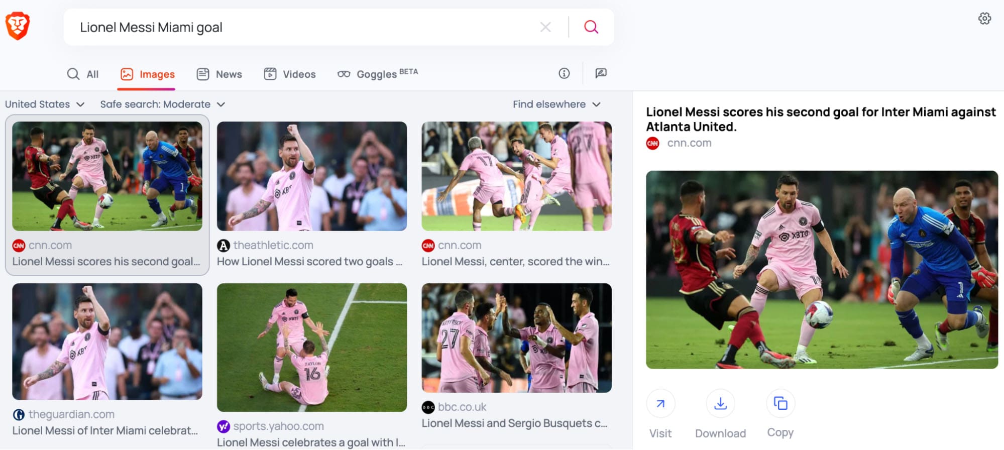 Brave Search Image Results
