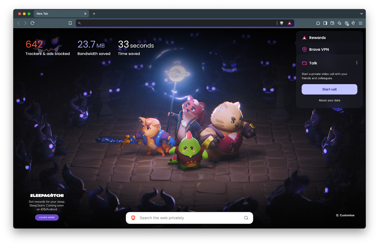 Sleepagotchi Screenshot